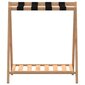 vidaXL Matkalaukkuteline 68x38x58 cm bambu hinta ja tiedot | Hyllyt | hobbyhall.fi