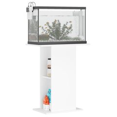 vidaXL Akvaarioteline valkoinen 60,5x36x72,5 cm tekninen puu hinta ja tiedot | Akvaariotarvikkeet | hobbyhall.fi