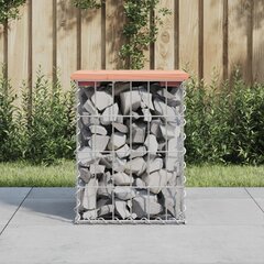 vidaXL Puutarhapenkki kivikori tyyli 33x31x42 cm täysi douglaskuusi hinta ja tiedot | Puutarhapenkit | hobbyhall.fi