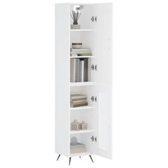 vidaXL Kaappi valkoinen 34,5x34x180 cm tekninen puu hinta ja tiedot | Lipastot | hobbyhall.fi