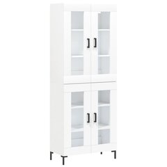 vidaXL Kaappi valkoinen 69,5x34x180 cm tekninen puu hinta ja tiedot | Lipastot | hobbyhall.fi