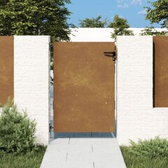 vidaXL Puutarhaportti 85x125 cm corten teräs hinta ja tiedot | Aidat ja tarvikkeet | hobbyhall.fi