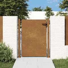 vidaXL Puutarhaportti 105x130 cm corten teräs hinta ja tiedot | Aidat ja tarvikkeet | hobbyhall.fi