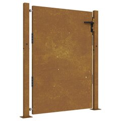 vidaXL Puutarhaportti 105x130 cm corten teräs hinta ja tiedot | Aidat ja tarvikkeet | hobbyhall.fi