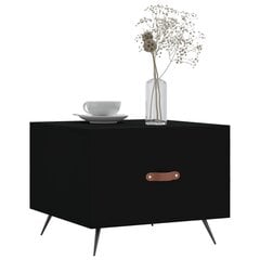 vidaXL Sohvapöydät 2 kpl musta 50x50x40 cm tekninen puu hinta ja tiedot | Sohvapöydät | hobbyhall.fi