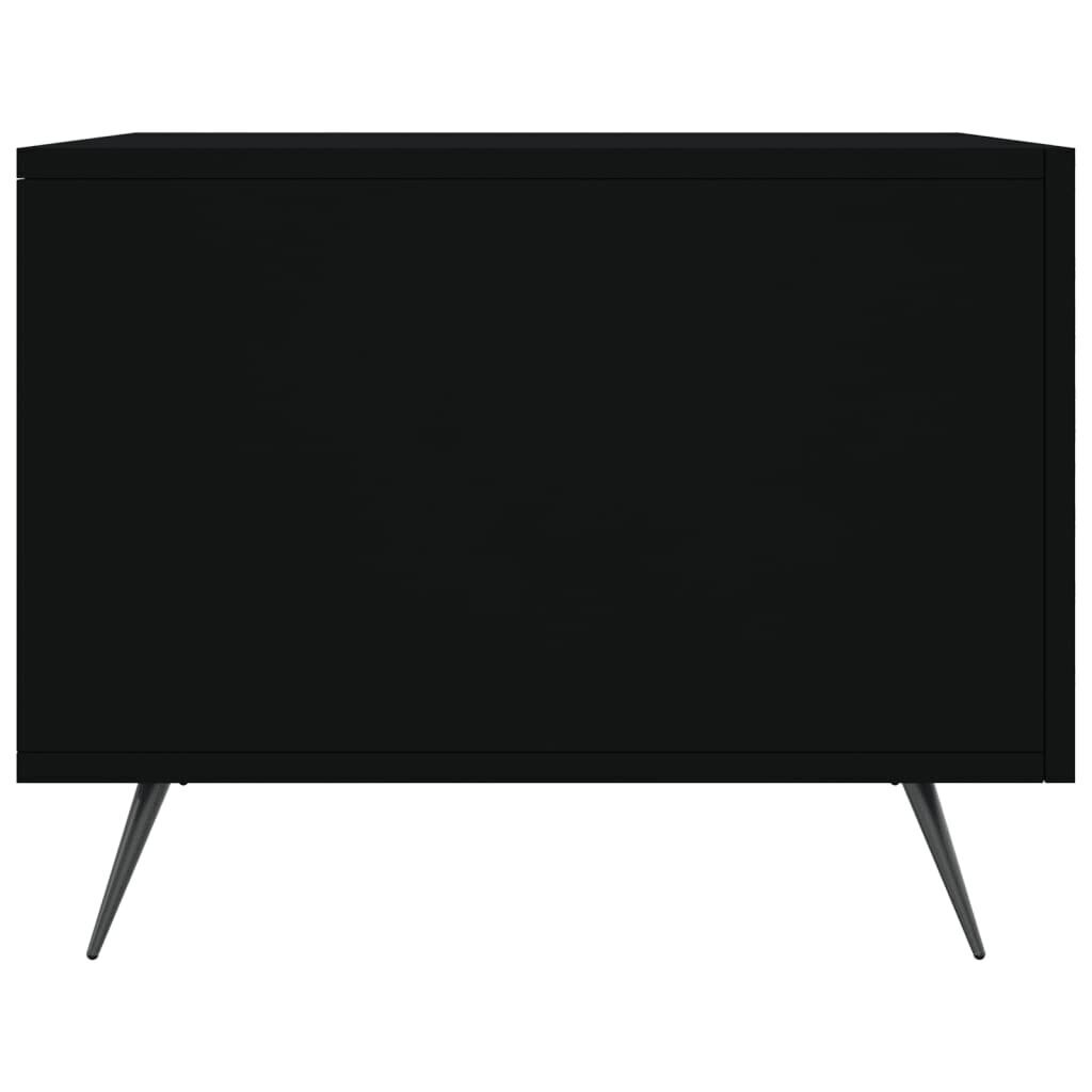 vidaXL Sohvapöydät 2 kpl musta 50x50x40 cm tekninen puu hinta ja tiedot | Sohvapöydät | hobbyhall.fi