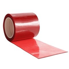 vidaXL Oviverho punainen 200 mm x 1,6 mm 10 m PVC hinta ja tiedot | Oven saranat ja lisävarusteet | hobbyhall.fi