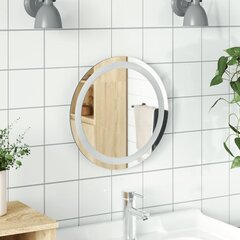 vidaXL Kylpyhuoneen LED-peili 40 cm pyöreä hinta ja tiedot | Kylpyhuonepeilit | hobbyhall.fi