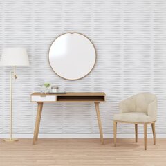 vidaXL Seinäpaneelit 48 kpl valkoinen 50x50 cm EPS 12 m² kivi hinta ja tiedot | Sisustuspaneelit | hobbyhall.fi