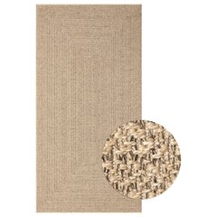 vidaXL Juuttityylinen matto 80x150 cm sisä- ja ulkokäyttöön hinta ja tiedot | Isot matot | hobbyhall.fi