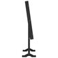 vidaXL Peilikorukaappi jaloilla musta 42x38x152 cm hinta ja tiedot | Peilit | hobbyhall.fi