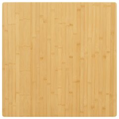 vidaXL Pöytälevy 90x90x2,5 cm bambu hinta ja tiedot | Pöytälevyt | hobbyhall.fi