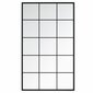 vidaXL Seinäpeilit 3 kpl musta 100x60 cm metalli hinta ja tiedot | Peilit | hobbyhall.fi