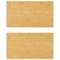 vidaXL Liesisuojat 2 kpl 50x28x1,5 cm bambu hinta ja tiedot | Keittiövälineet | hobbyhall.fi