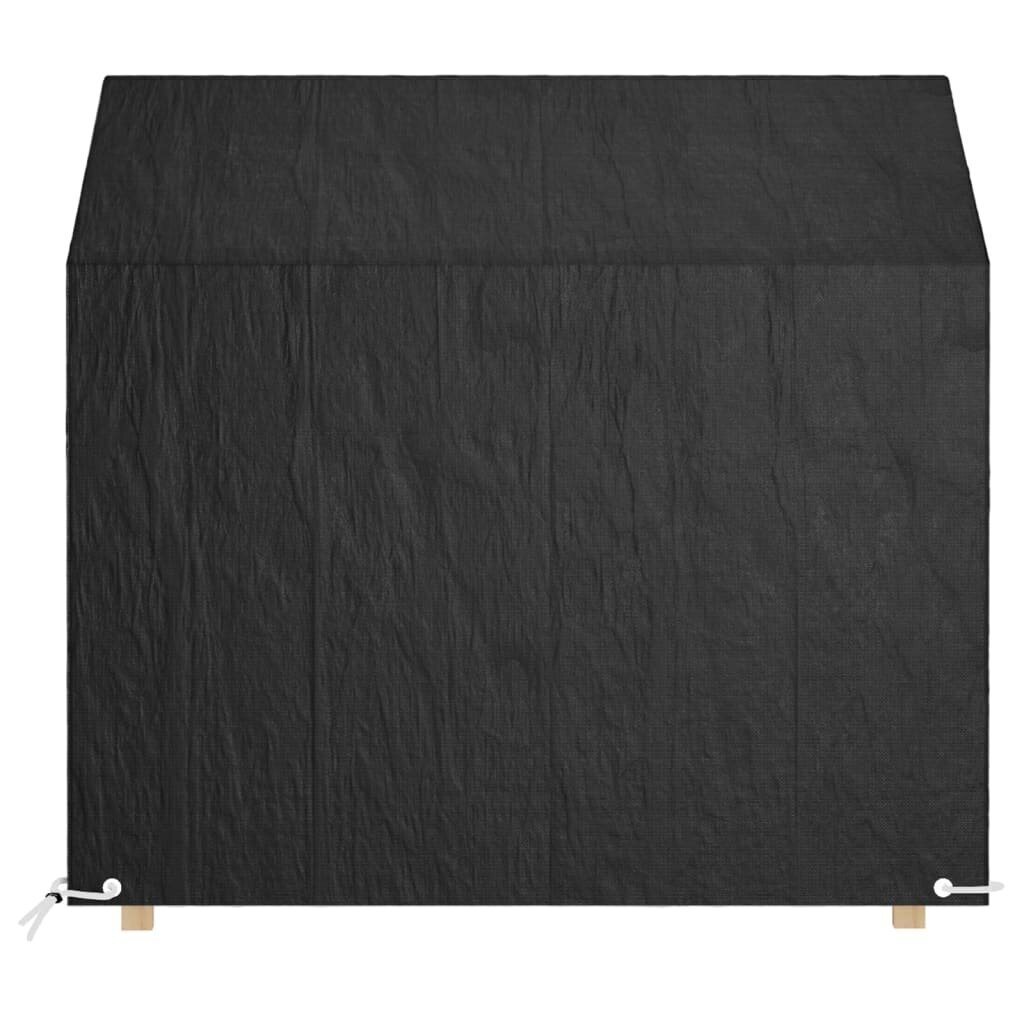 vidaXL Puutarhapenkkisuoja 8 purjerengasta 130x70x70/88 cm polyeteeni hinta ja tiedot | Istuintyynyt, pehmusteet ja päälliset | hobbyhall.fi