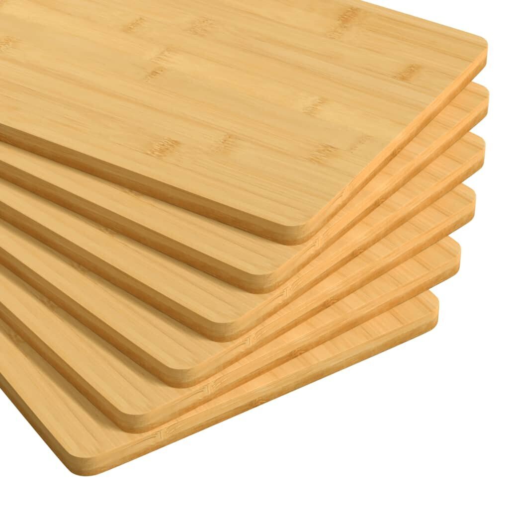 vidaXL Aamiaislaudat 6 kpl 35x23x0,8 cm bambu hinta ja tiedot | Astiat | hobbyhall.fi