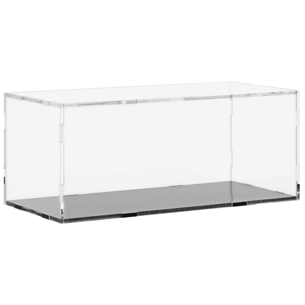 vidaXL Esittelylaatikko läpinäkyvä 34x16x14 cm akryyli hinta ja tiedot | Säilytyslaatikot ja -korit | hobbyhall.fi