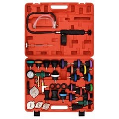 vidaXL Jäähdytysjärjestelmän painemittari punainen 52x40,5x9,5 cm hinta ja tiedot | Käsityökalut | hobbyhall.fi