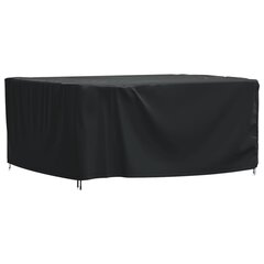 vidaXL Puutarhakalusteiden suoja musta 180x140x90 cm vedenkestävä 420D hinta ja tiedot | Istuintyynyt, pehmusteet ja päälliset | hobbyhall.fi