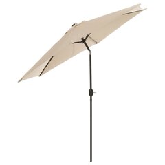 Madison Päivänvarjo Tenerife 300 cm pyöreä ecru hinta ja tiedot | Aurinkovarjot ja markiisit | hobbyhall.fi