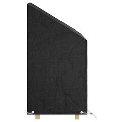 vidaXL Puutarhatuolisuojat 8 purjerengasta 65x65x80/120 cm polyeteeni hinta ja tiedot | Istuintyynyt, pehmusteet ja päälliset | hobbyhall.fi