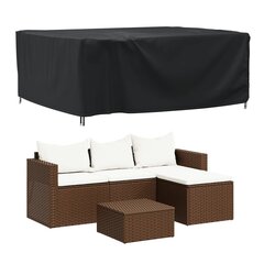 vidaXL Puutarhakalusteiden suoja musta 200x160x70 cm vedenkestävä 420D hinta ja tiedot | Istuintyynyt, pehmusteet ja päälliset | hobbyhall.fi