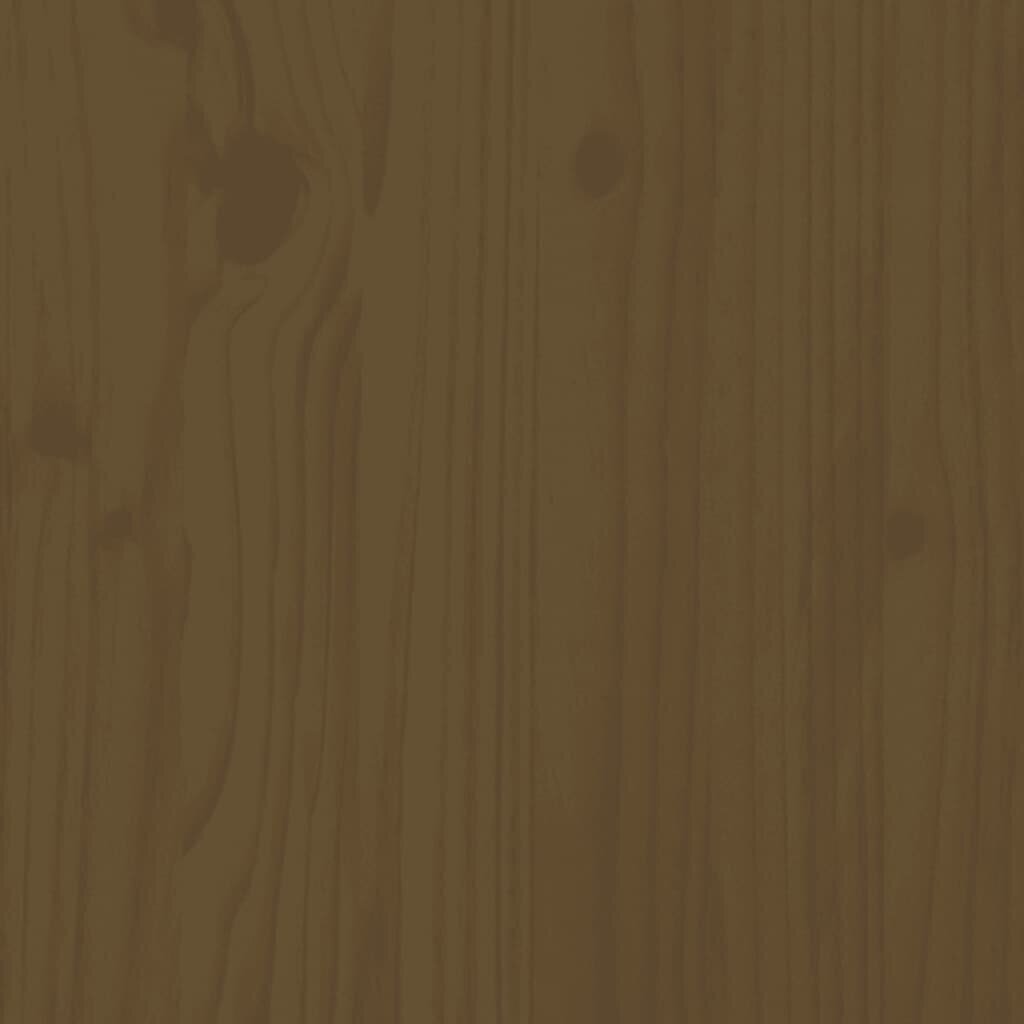 vidaXL Korotettu kukkalaatikko hunajanrus 119,5x82,5x78 cm täysi mänty hinta ja tiedot | Kukkalaatikot | hobbyhall.fi