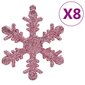 vidaXL 111-osainen Joulupallosarja pinkki polystyreeni hinta ja tiedot | Joulukuusen koristeet | hobbyhall.fi
