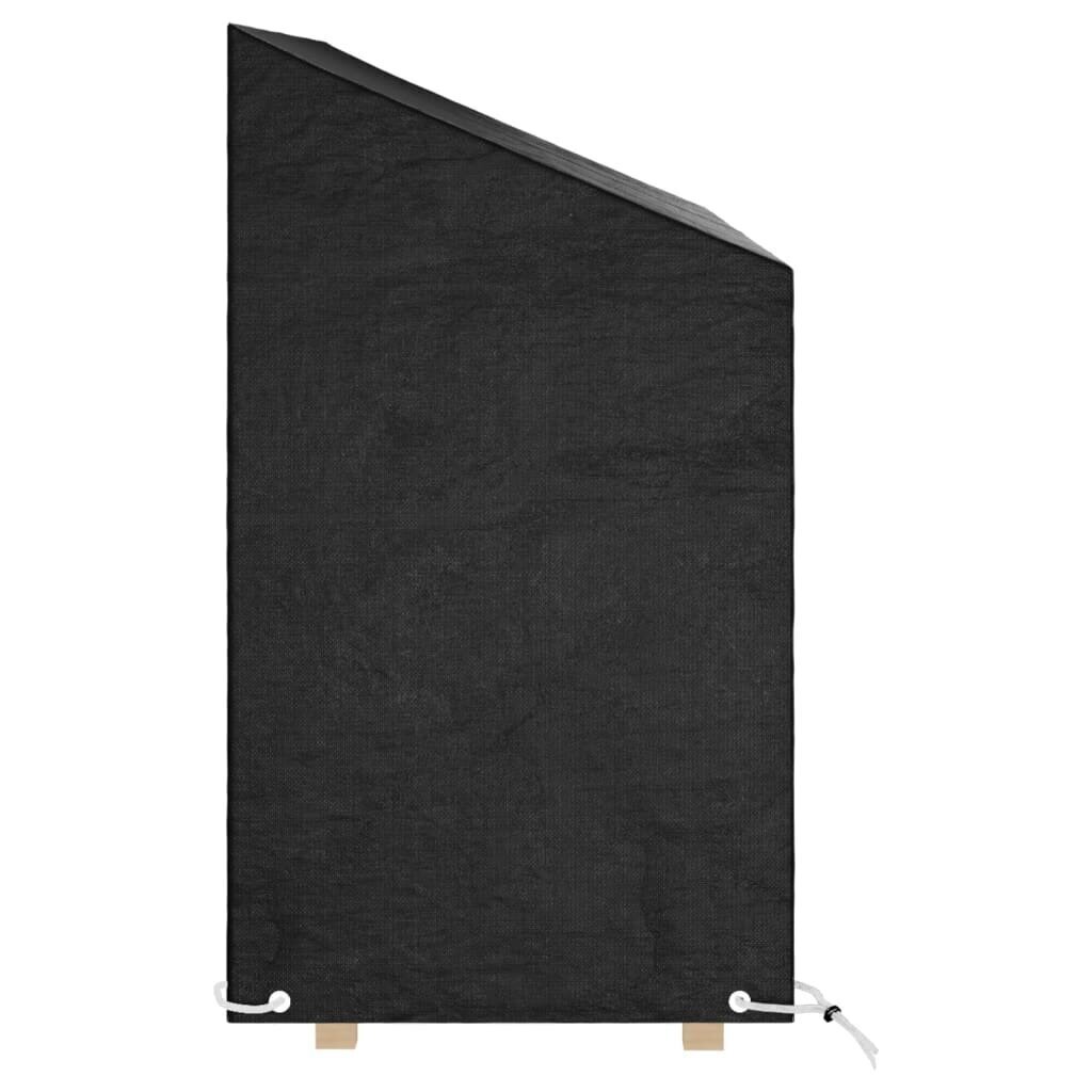 vidaXL Puutarhapenkkisuojat 2 kpl 8 purjerengasta 160x70x70/88 cm PE hinta ja tiedot | Istuintyynyt, pehmusteet ja päälliset | hobbyhall.fi