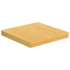 vidaXL Pöytälevy 50x50x4 cm bambu hinta ja tiedot | Pöytälevyt | hobbyhall.fi