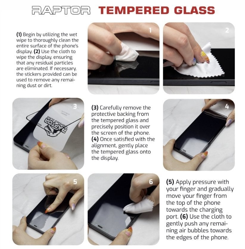 Swissten Raptor Diamond Ultra Clear Full Face Tempered Glass hinta ja tiedot | Näytönsuojakalvot ja -lasit | hobbyhall.fi