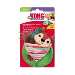 Kissan lelu KONG Pull-A-Partz Tuck Squirrel, 12,7x9,5x3,1 cm, monivärinen hinta ja tiedot | Kissan lelut | hobbyhall.fi