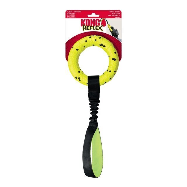 Lelu koirille Kong Reflex, 40x14,6x3,18 cm, keltainen hinta ja tiedot | Koiran lelut | hobbyhall.fi