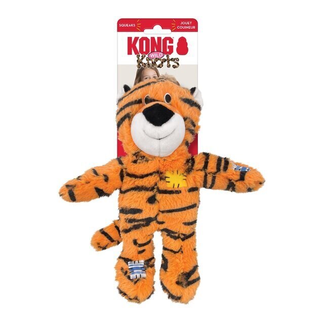Lelu koirille Kong Wild Knots Tiger, M/L, oranssi hinta ja tiedot | Koiran lelut | hobbyhall.fi