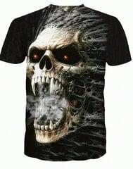 Manfinity Legend Men Skull Print T-paita / S hinta ja tiedot | Hauskat t-paidat | hobbyhall.fi