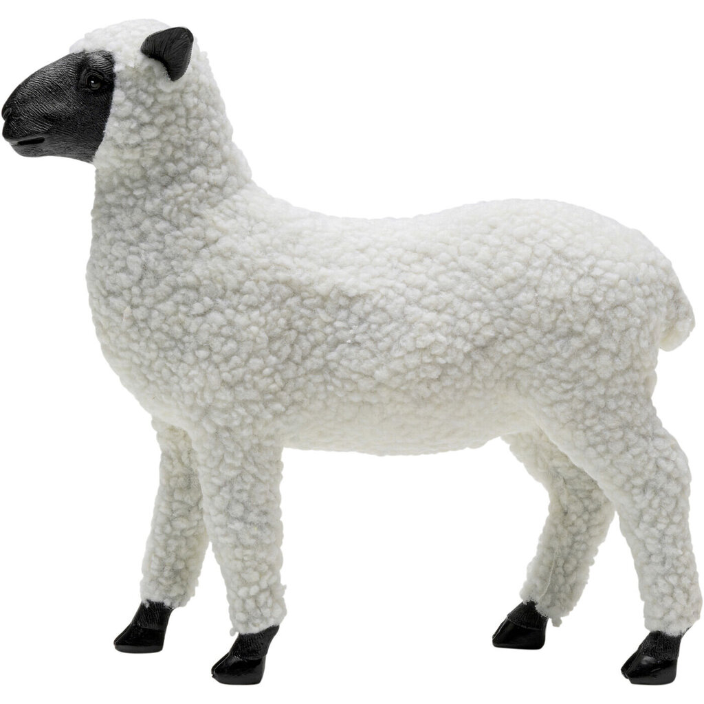 Koristefiguuri Happy Sheep Wool White 28cm hinta ja tiedot | Sisustustuotteet | hobbyhall.fi