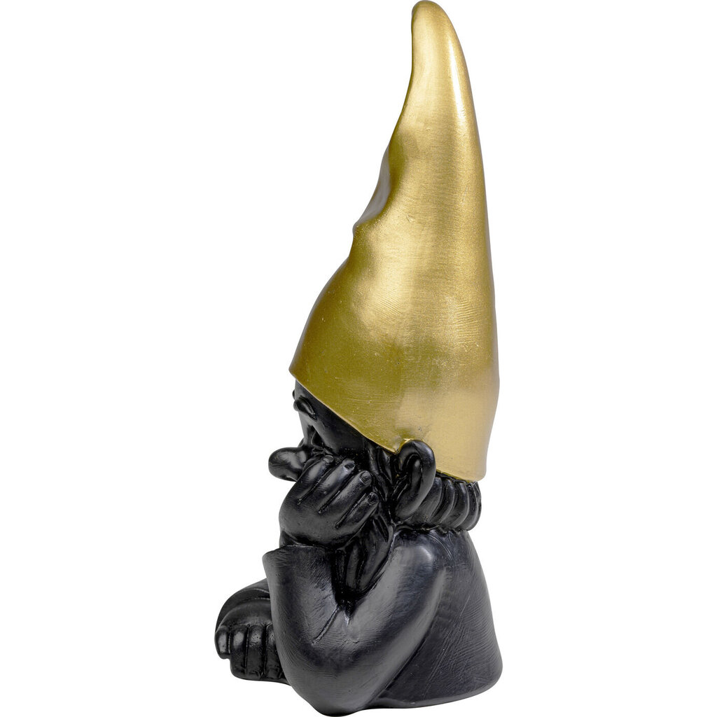 Pieni veistos, Gnome, Musta 21cm hinta ja tiedot | Sisustustuotteet | hobbyhall.fi