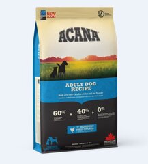Acana Heritage aikuisille koirille kananlihalla, 11,4 kg hinta ja tiedot | Koiran kuivaruoka | hobbyhall.fi