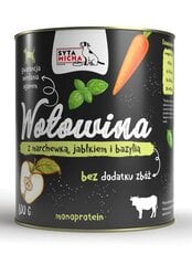Syta Micha aikuisille koirille naudanlihaa, porkkanaa, omenaa ja basilikaa, 800 g hinta ja tiedot | Syta Micha Lemmikit | hobbyhall.fi