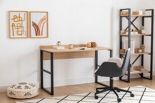 Työpöytä Kalune Design Deha, ruskea/musta hinta ja tiedot | Tietokonepöydät ja työpöydät | hobbyhall.fi