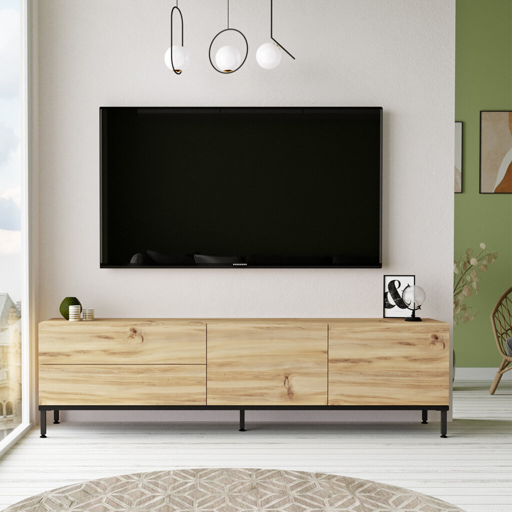 TV-taso Asir LV6-KL, ruskea/musta hinta ja tiedot | TV-tasot | hobbyhall.fi
