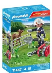 71467 PLAYMOBIL® Action Heroes, Palontorjuntatehtävä: Eläinten pelastus hinta ja tiedot | LEGOT ja rakennuslelut | hobbyhall.fi