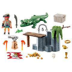 71473 PLAYMOBIL® Pirates, merirosvo alligaattorilla hinta ja tiedot | LEGOT ja rakennuslelut | hobbyhall.fi