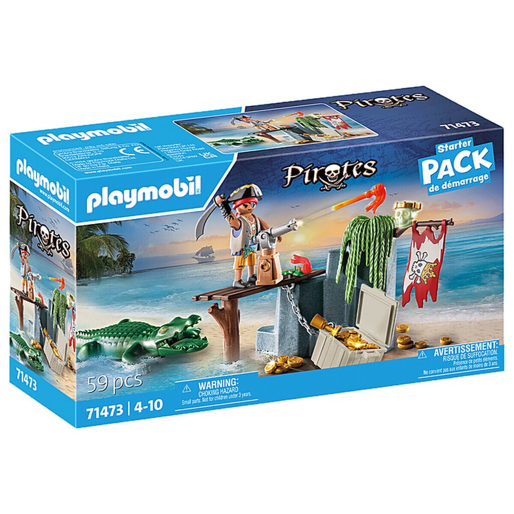 71473 PLAYMOBIL® Pirates, merirosvo alligaattorilla hinta ja tiedot | LEGOT ja rakennuslelut | hobbyhall.fi