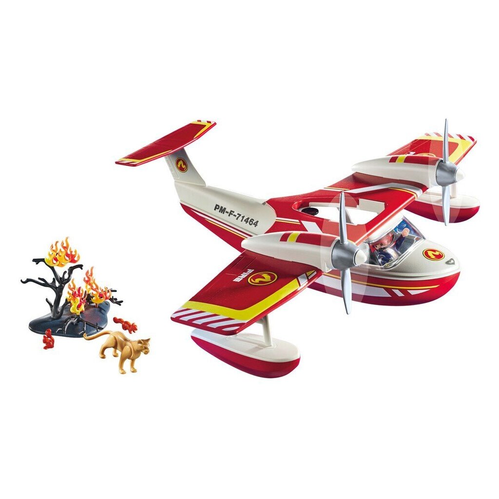 71463 PLAYMOBIL® Action Heroes, Gaisrininkų lėktuvas su gėsinimo funkcija hinta ja tiedot | LEGOT ja rakennuslelut | hobbyhall.fi