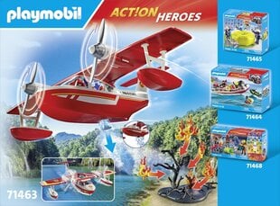 71463 PLAYMOBIL® Action Heroes, Gaisrininkų lėktuvas su gėsinimo funkcija hinta ja tiedot | LEGOT ja rakennuslelut | hobbyhall.fi