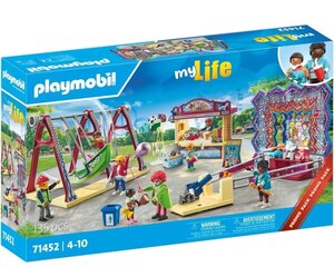 71452 PLAYMOBIL® My Life, Atrakcionų parkas hinta ja tiedot | LEGOT ja rakennuslelut | hobbyhall.fi