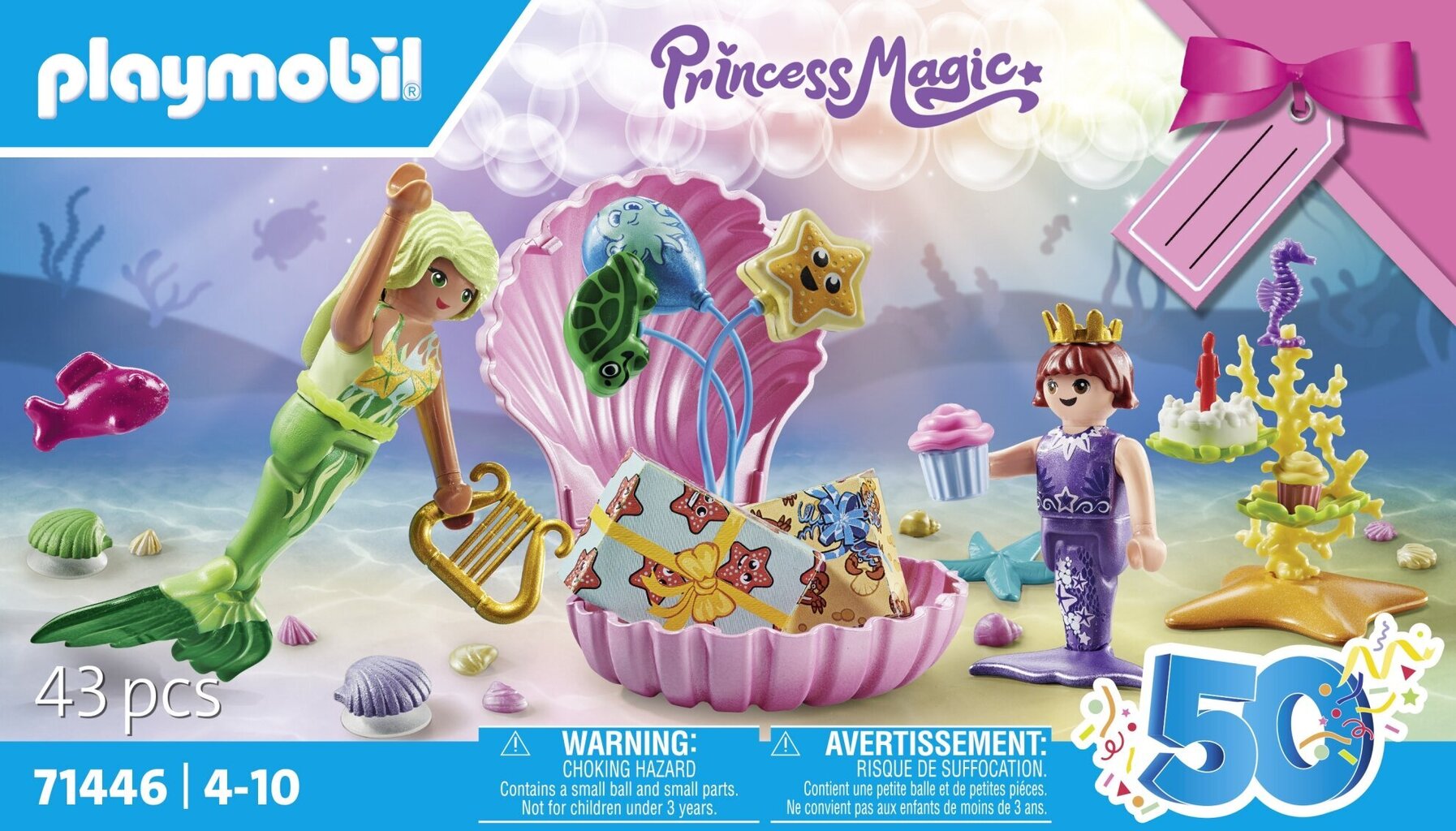 71446 PLAYMOBIL® Princess, Magiškos undinės gimtadienis hinta ja tiedot | LEGOT ja rakennuslelut | hobbyhall.fi