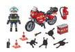 71466 PLAYMOBIL® Action Heroes, palomiehen moottoripyörä hinta ja tiedot | LEGOT ja rakennuslelut | hobbyhall.fi