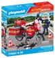 71466 PLAYMOBIL® Action Heroes, palomiehen moottoripyörä hinta ja tiedot | LEGOT ja rakennuslelut | hobbyhall.fi